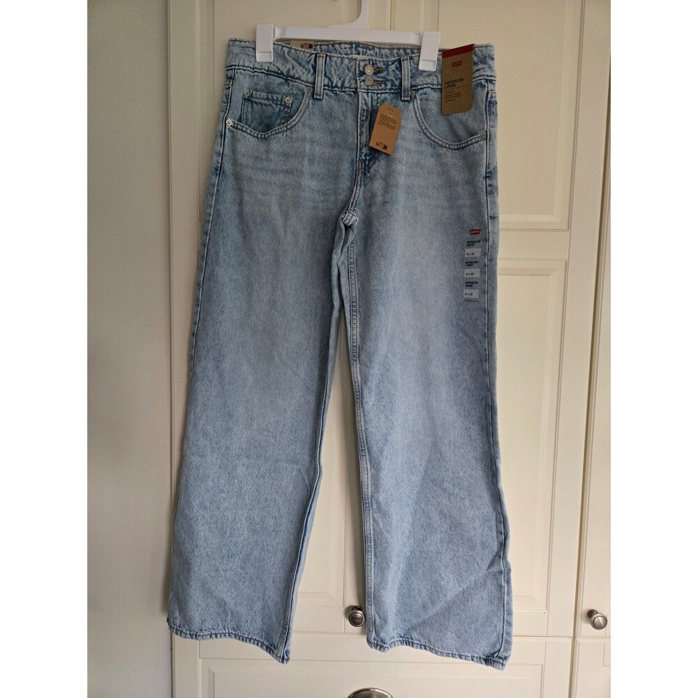Levi's Women's Low-Rise Superlow Loose Jeans - Light Wash Size 31 x 32 NEW